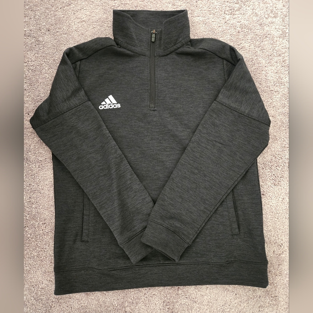 Adidas Black Quarter-Zip Pullover